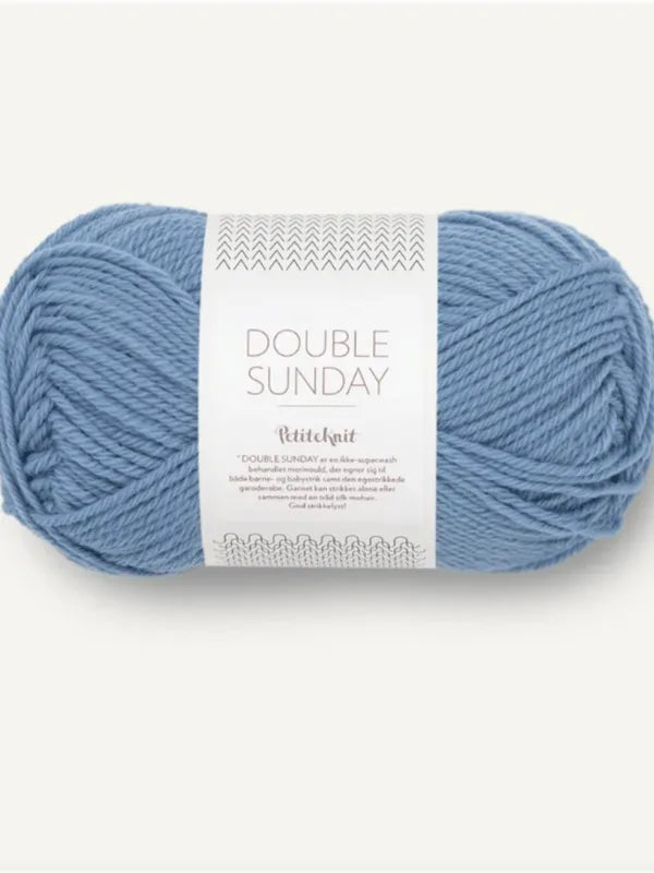 PetiteKnit Scarlet cardigan neuleohje eng + Sandnes Garn Double sunday