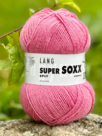 Juhani sock pattern PDF + Lang Super soxx 6ply