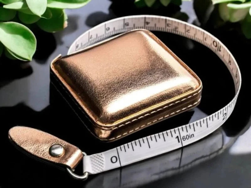 Measuring tape rose gold