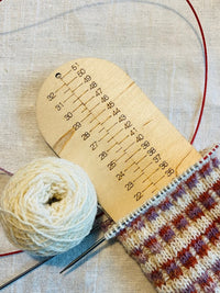 WoolWomen Stocking Gauge