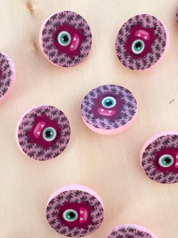 15mm Monster button