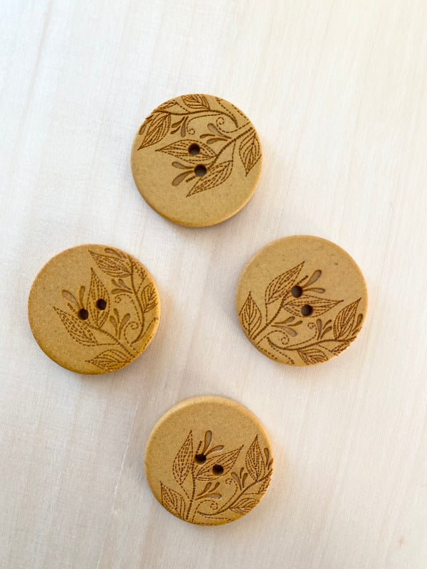 Hemp button 23mm