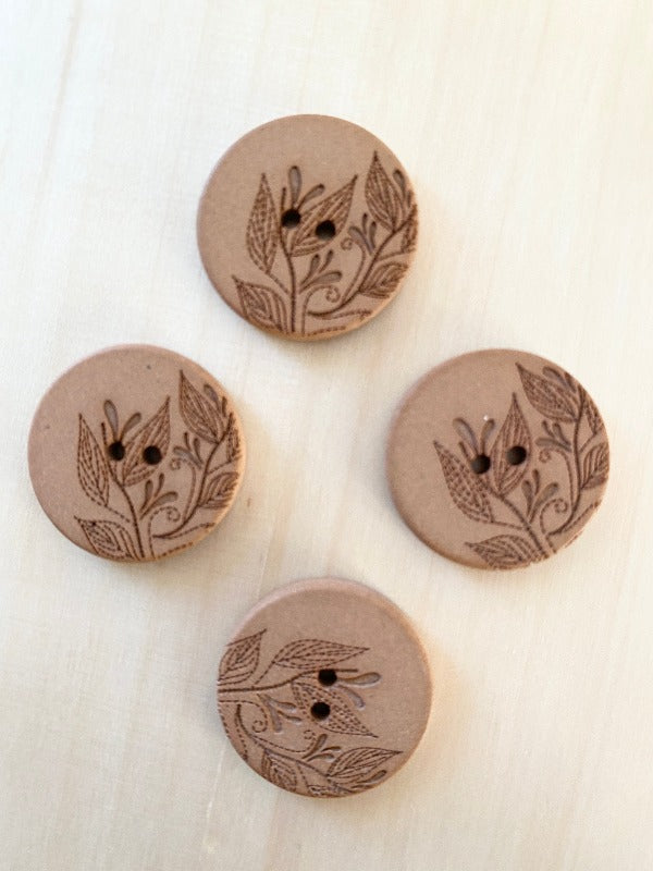 Hemp button 23mm