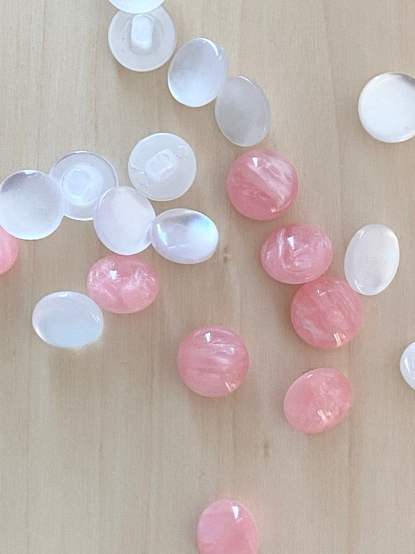 Heel stud Pearl 10mm