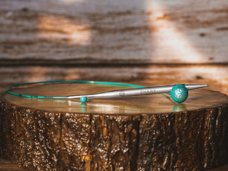 KnitPro Mindful Swivel Steel cable 