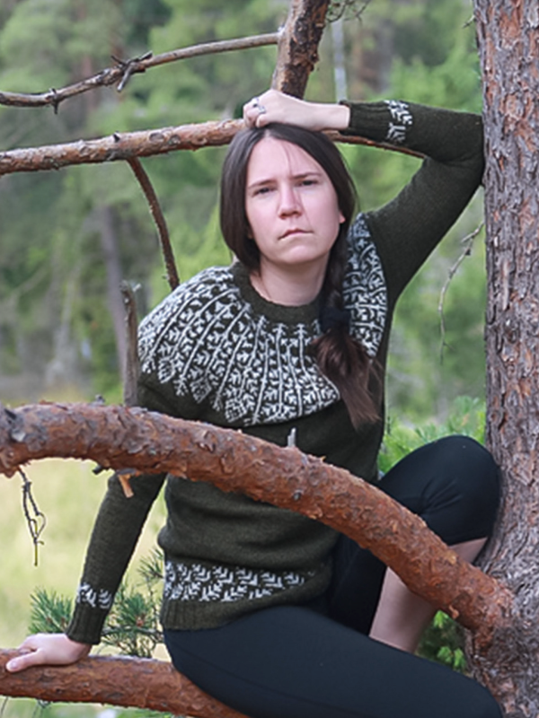 Metsänpeitto Summer knitting pattern, print