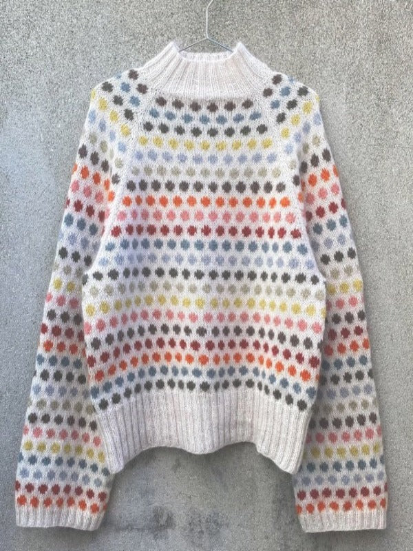 Knitting for olive, DOT SWEATER - Adult PDF